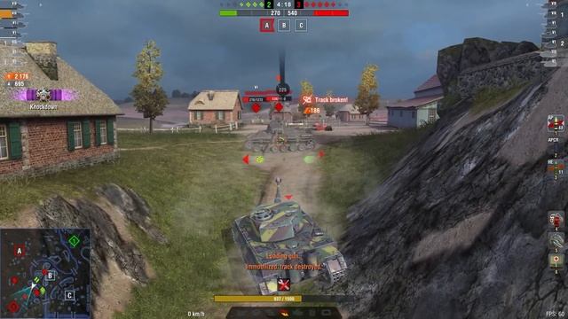 Tiger 1 - Molendijk - WoT Blitz Gameplay смотреть онлайн