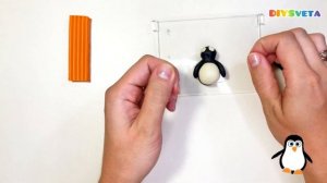 «Животные севера. Пингвин» видеоуроки по лепке для детей 4-7 лет #лепка #видеоуроки #легко