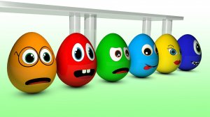 Учим цвета. Развивающий мультик для детей. Краски. Яйца с сюрпризом.