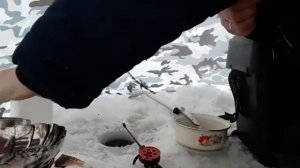 Зимняя рыбалка на исетском водохранилище.