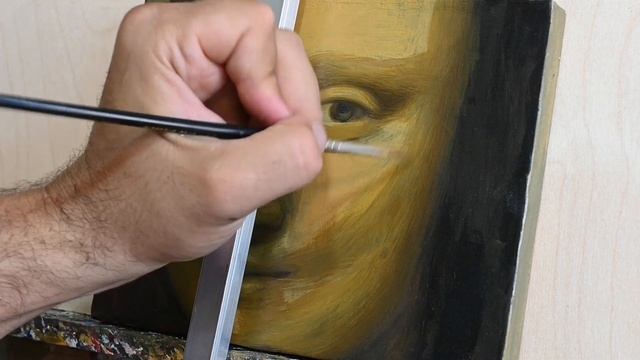 How to Paint Mona Lisa The Sfumato Technique смотреть онлайн