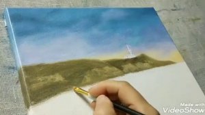 Морской пейзаж,Part 1картина маслом .Norah lighthouse, Australia. Seascape.sunset.awesome wave