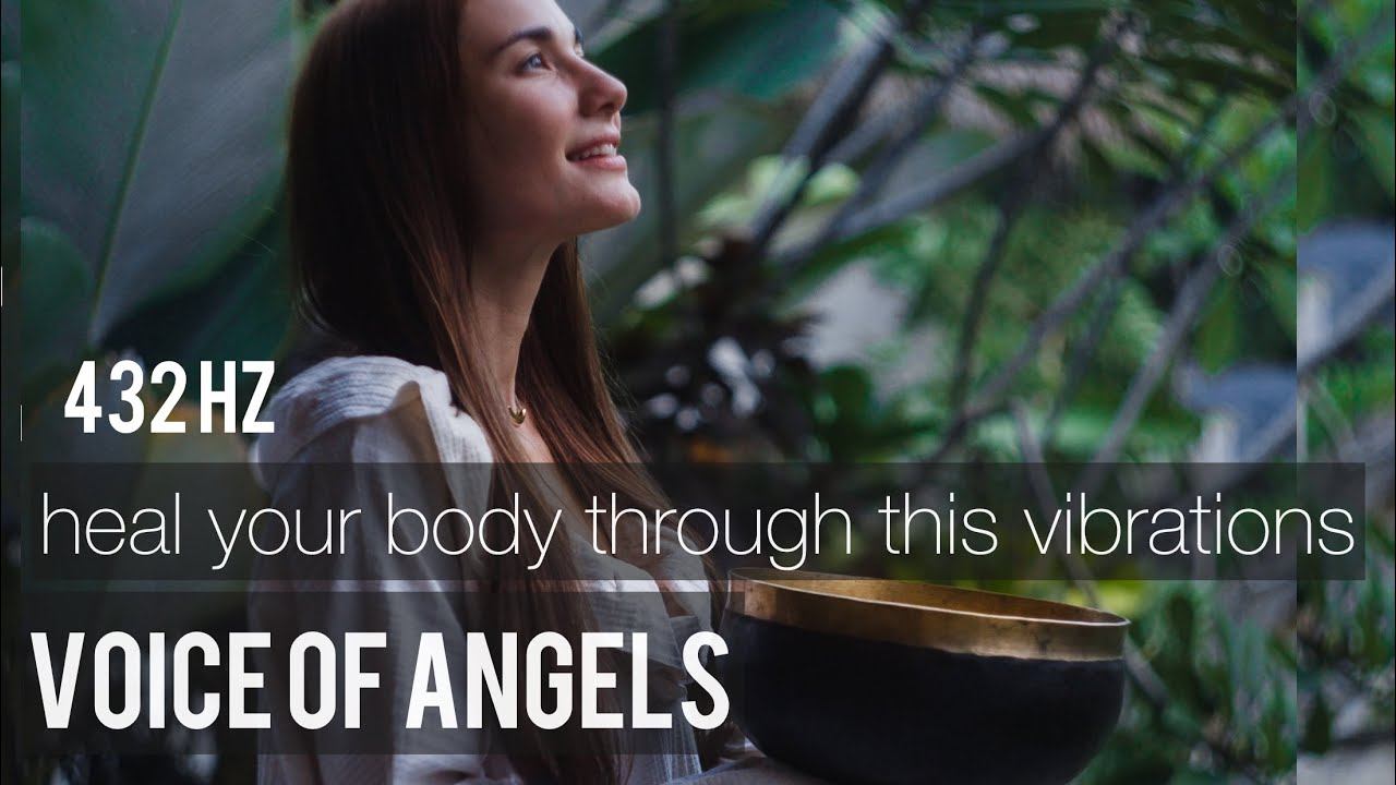 432 Hz - VOICE FROM OTHER PLANETS - DNA Repair /deep Healing Singing With Ancient Tibetan Bowls