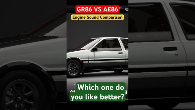 [Initial D] GR86 and AE86 engine sound competition. Your choice? ㅡby Granturismo7 смотреть онлайн