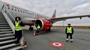 Airbus A319 а/к Россия | Рейс Омск — Санкт-Петербург | Петербургский метрополитен