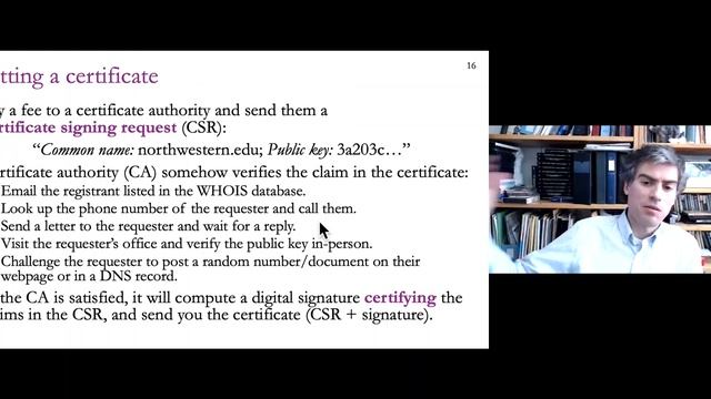 Networking Lecture 16 - Authentication