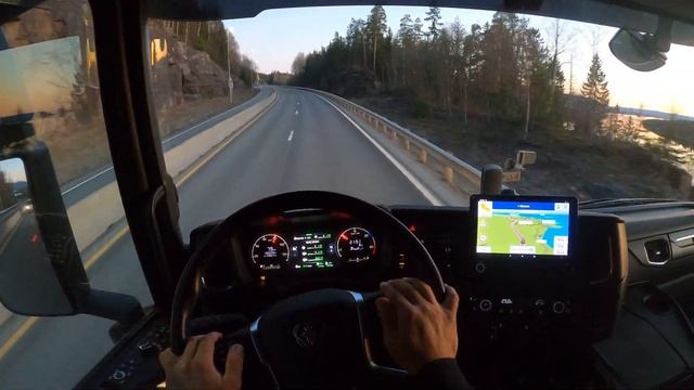 #POV Truck Driving Scania R500 4K - Norway Steinsåsen