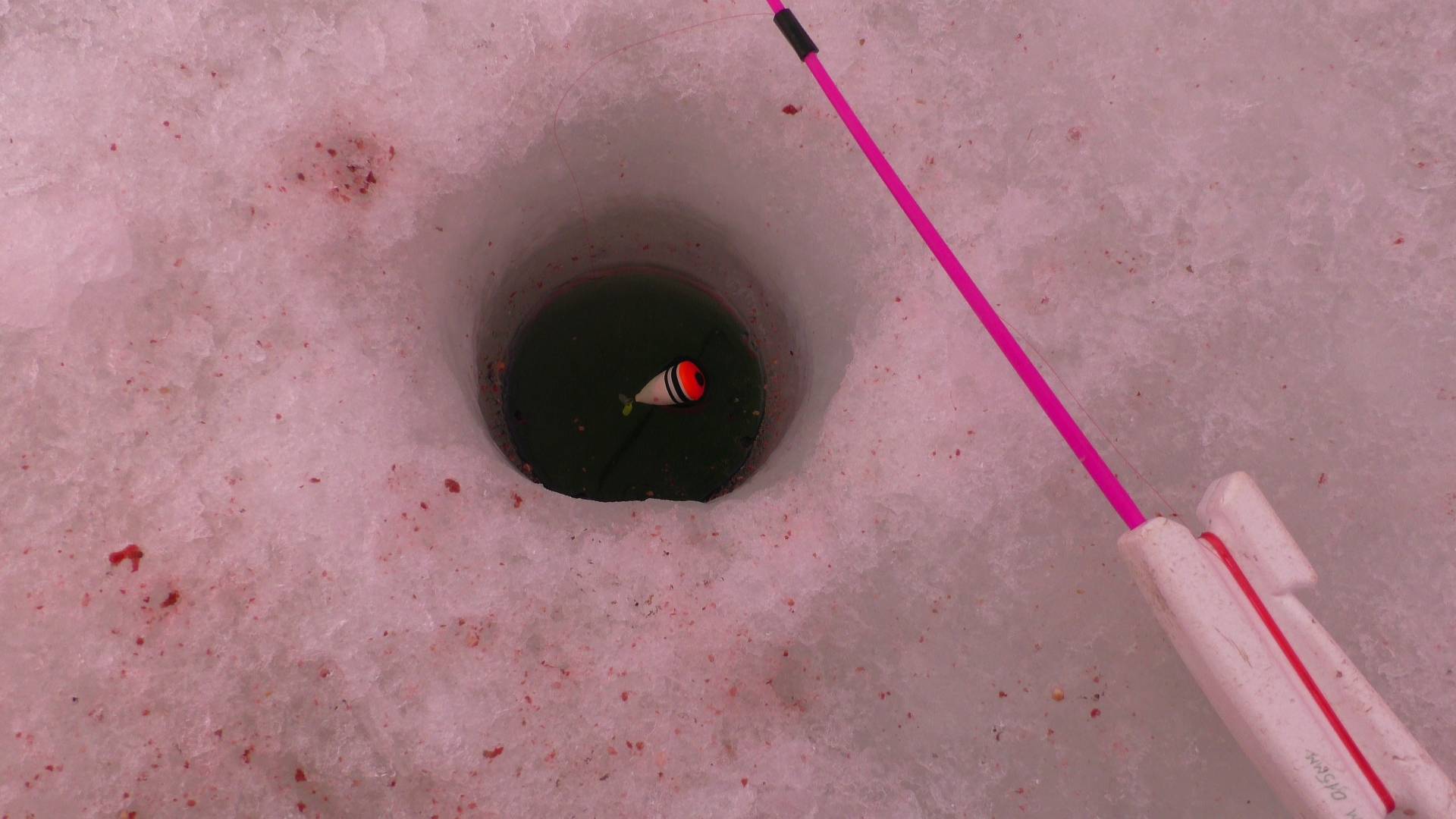 Закормил лунку и пошла жара. Зимняя рыбалка смотреть онлайн