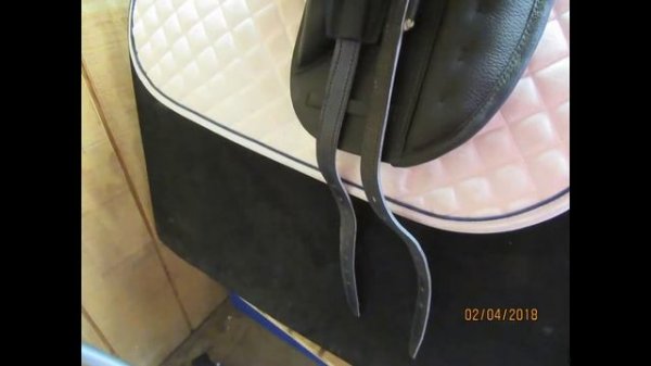 Zaldi New Cont Used Dressage Saddle 17" M 21963