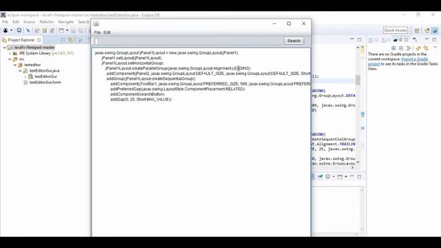 Text Editor Application In JavaFX with source code смотреть онлайн