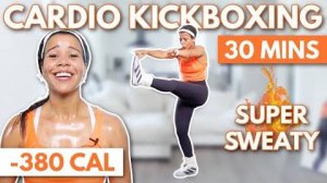 Cardio Kickboxing Fat Burning, Low Impact Workout growwithjo