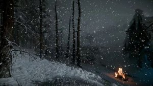 Наблюдайте, слушайте и наслаждайтесь атмосферой зимы со звуками метели со снегом ASMR