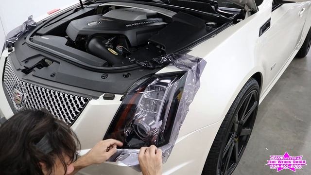 CTS-V MAKEOVER - TINTING LIGHTS, CHROME DELETE AND TINTED WINDOWS! смотреть онлайн