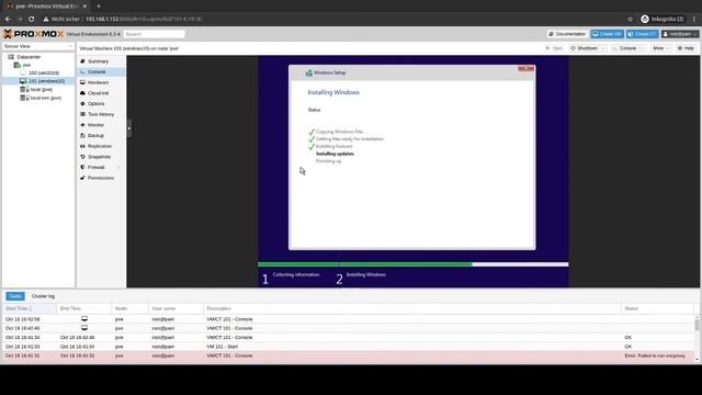 How to install Windows 10 on proxmox best practice смотреть онлайн