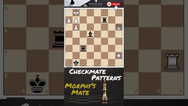 Checkmate Patterns - Morphy's Mate #shorts смотреть онлайн