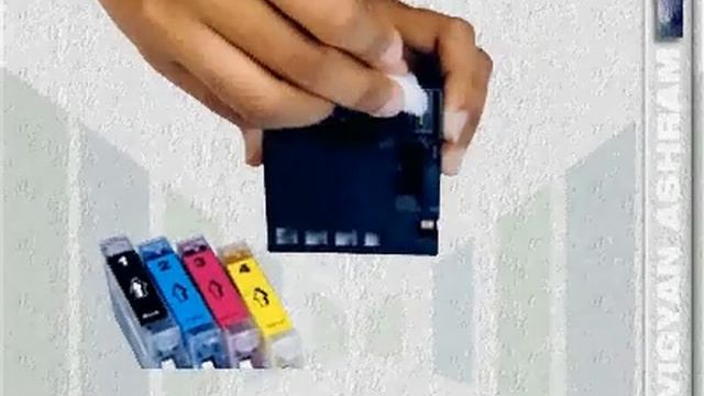 Inkjet Printer cartridge removal english смотреть онлайн