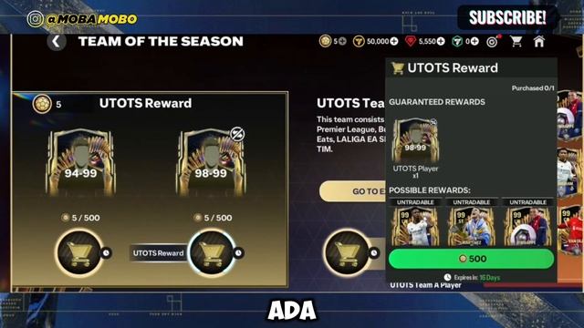 CARA MENDAPATKAN PEMAIN UTOTS GRATIS ADA REDEEM KODE BARU BAHAS UPDATE EVENT UTOTS FC MOBILE 24 смотреть онлайн