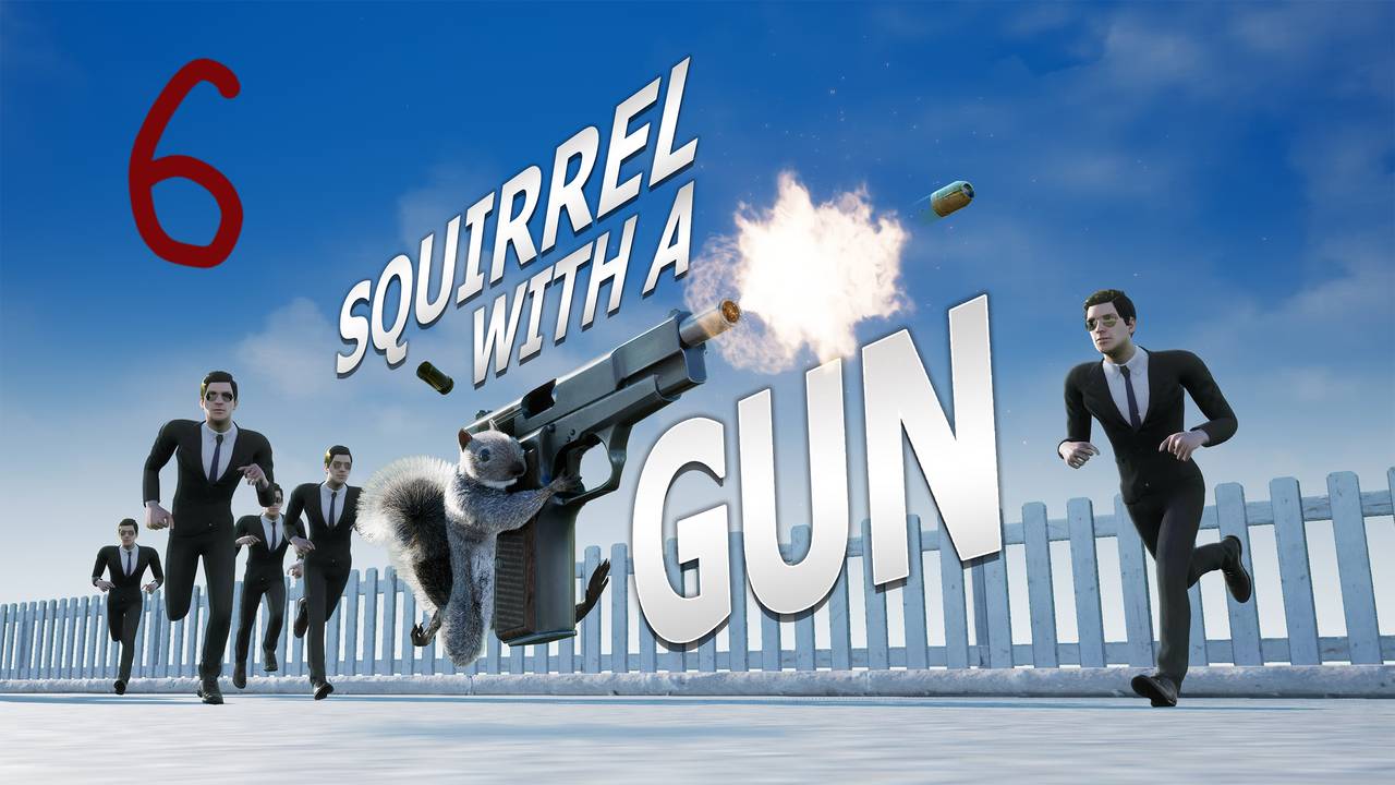 Прохождение Squirrel with a Gun #6 (Дом с приведениями)