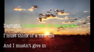 Cats "Memory" original key piano karaoke with lyrics