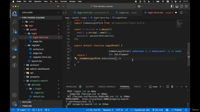 58 -Render the login form in the login modal смотреть онлайн