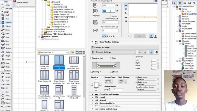 TOPIC 6 PLACING DOORS AND WINDOWS IN ARCHICAD 18 смотреть онлайн