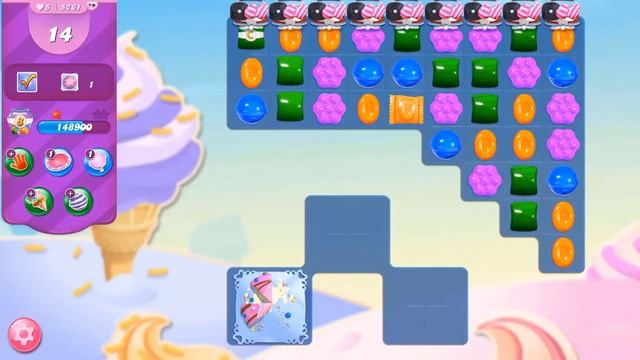 Candy Crush Saga 5261   |   HARD LEVEL   |   1-Star⭐  |    FIRST TRY