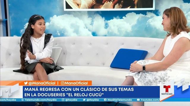 Maná: Niña de 12 años participa en la nueva docuserie | hoyDía | Telemundo смотреть онлайн