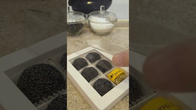 Конфеты из пророщенной зелёной гречки 