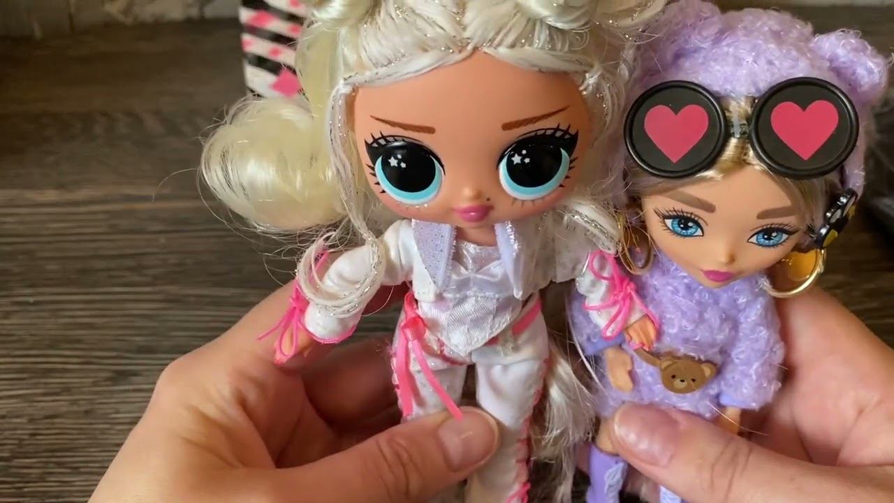 Marilyn Star. Кукла сюрприз Lol twins. Распаковка, обзор и сравнение с Барби экстра минис. смотреть онлайн