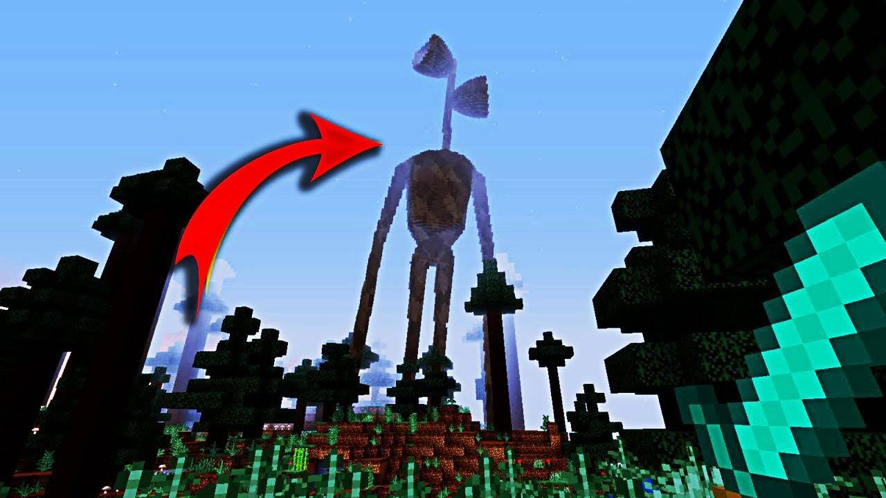 Провел ночь с СИРЕНОГОЛОВЫМ в лесу в майнкрафт смотреть онлайн