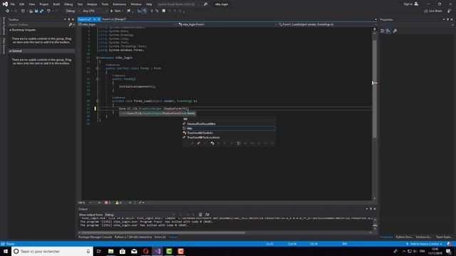 C# UI Design - NIKE Login - Visual Studio Winform App GUNA смотреть онлайн