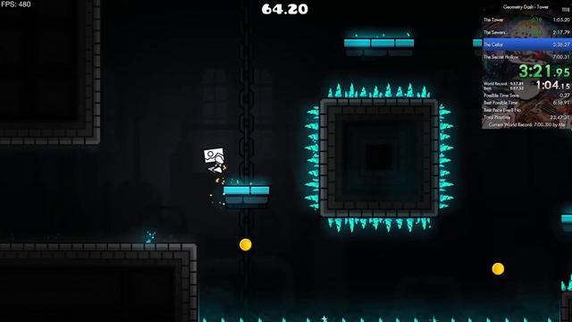 [WORLD RECORD] The Tower Speedrun in 6:59.850 (Geometry Dash 2.2) смотреть онлайн