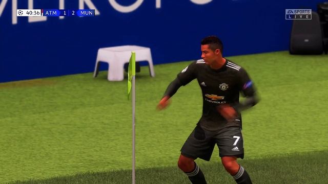 Atletico Madrid Vs. Manchester United - Champions League - FIFA 21 PC Gameplay - Full Match 1080p смотреть онлайн