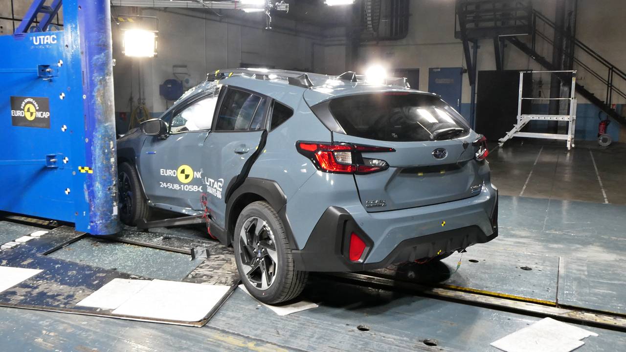 Краш-тест нового Subaru XV (Subaru Crosstrek) 2024 от Euro NCAP на CarMaps.Ru смотреть онлайн