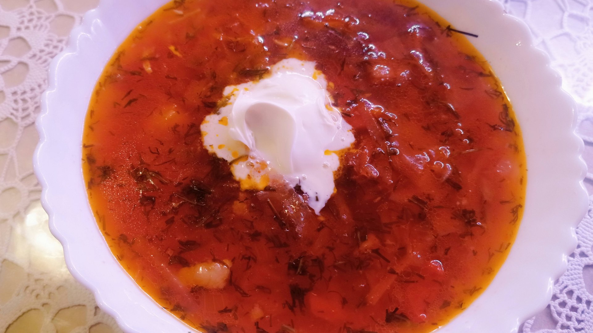 Вкусный, ароматный борщ!