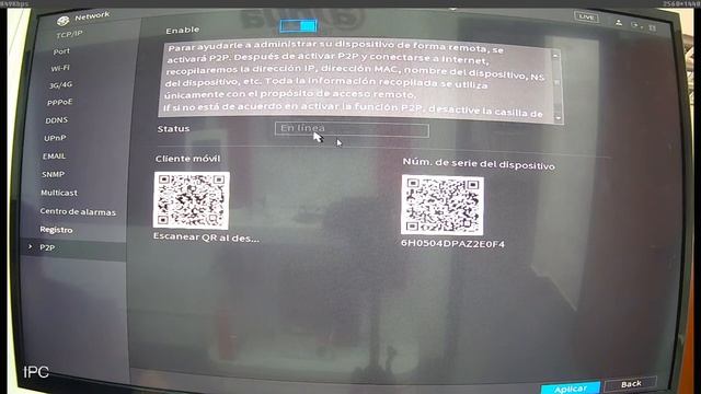 DAHUA CONFIGURACIÓN DE RED Y ENLACE P2P EN GRABADORES DAHUA PARA ACCEDER A TRAVÉS DE APP DMSS PLUS смотреть онлайн