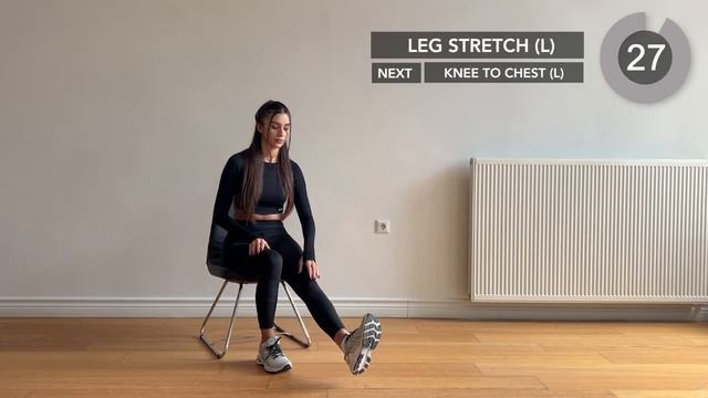 10 MIN OFFICE STRETCHING (At Your Desk) _ Release Tension & Fix Your Posture _ Eylem Abaci