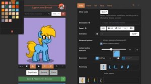 Как сделать ушки котика в пони Таун