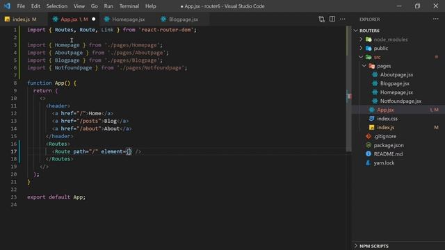 01 - React Router 6 - базовый роутинг React-приложения смотреть онлайн