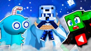 Я ПРИЗВАЛ АКВА ЛЁД СПРУНКИ В СВОЙ МИР В МАЙНКРАФТ МУЛЬТИК SPRUNKI СПРАНКИ