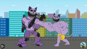 ТОЛСТЯК КЭТНЭП ПРОТИВ КАЧКА КЭТНЭПА! Поппи Плейтайм 3 Мультик Анимация