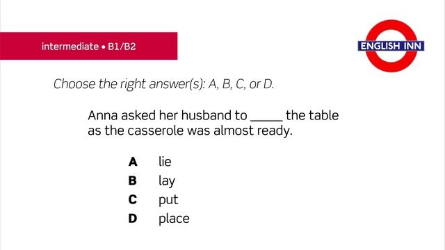 English in 3 minutes (Intermediate / B1/B2) - Vocabulary Test 2 смотреть онлайн