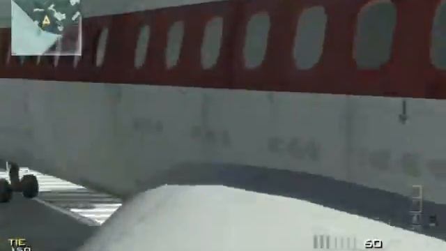 MW3-How to get on top of airplane on terminal смотреть онлайн