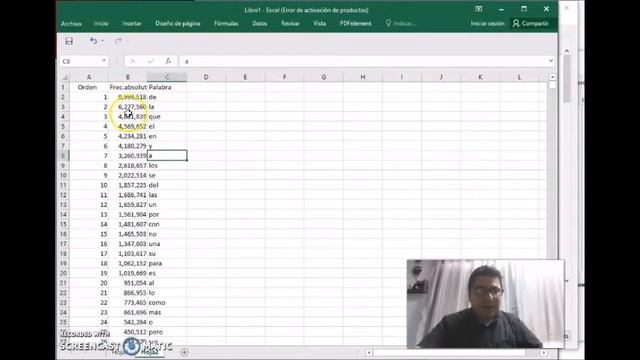 Obtener corpus de referencia en español con lista de palabras del corpus CREA para usarlo en Antcon смотреть онлайн