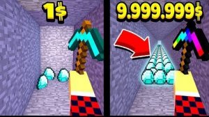 КИРКА ЗА 1$ VS 9.999.999$ БИТВА КИРОК В МАЙНКРАФТЕ!