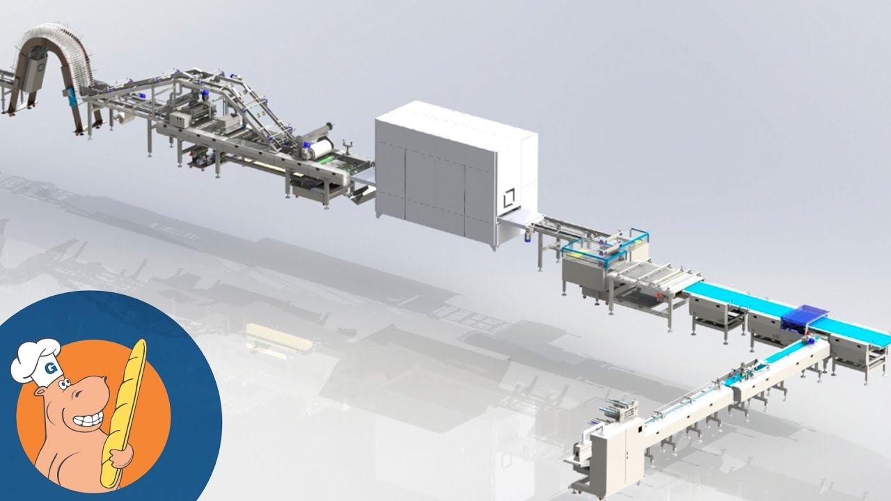 Производство вафель. Автоматическая линия для производства вафель. [GOLFSTREAM]