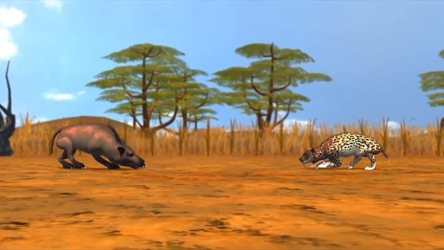 Smilodon vs andrewsarchus (talking version) смотреть онлайн