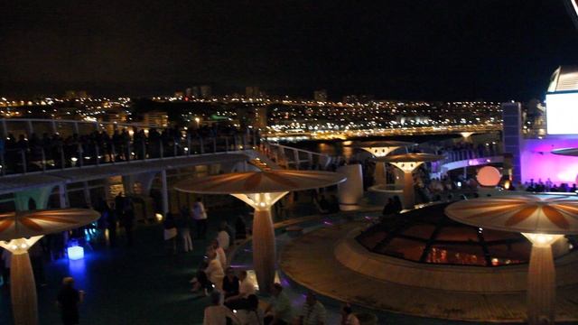 Круиз по Канарским островам на лайнере AIDAblu. Отплытие с острова Гран-Канария.