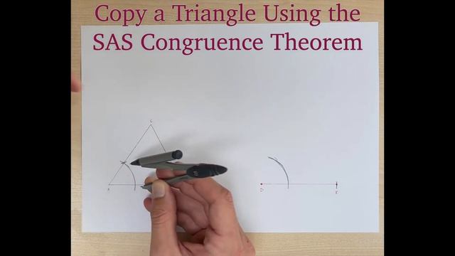 Construct a Triangle Using SAS Congruence смотреть онлайн