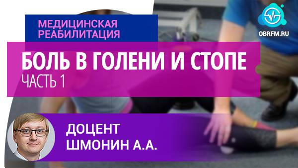 Доцент Шмонин А.А.: Боль в голени и стопе смотреть онлайн